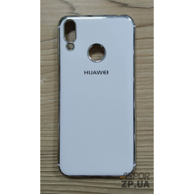 Накладка кольорова з окантовкою для Huawei P Smart Plus 2019- білий Накладка кольорова з окантовкою для Huawei P Smart Plus 2019- білий