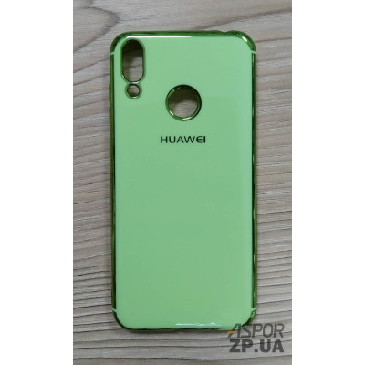 Накладка кольорова з окантовкою для Huawei P Smart Plus 2019- зелений Накладка кольорова з окантовкою для Huawei P Smart Plus 2019- зелений