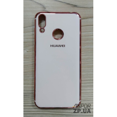 Накладка кольорова з окантовкою для Huawei P Smart Plus 2019- рожеве золото Накладка кольорова з окантовкою для Huawei P Smart Plus 2019- рожеве золото