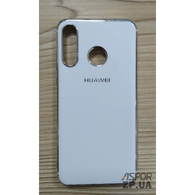 Накладка кольорова з окантовкою для Huawei P30 lite- білий Накладка кольорова з окантовкою для Huawei P30 lite- білий