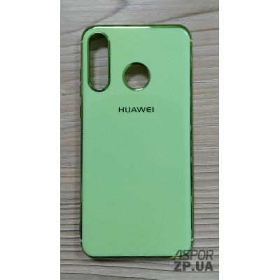 Накладка кольорова з окантовкою для Huawei P30 lite- зелений Накладка кольорова з окантовкою для Huawei P30 lite- зелений