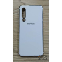 Накладка кольорова з окантовкою для Huawei P30- білий Накладка кольорова з окантовкою для Huawei P30- білий