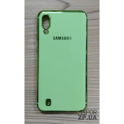Накладка кольорова з окантовкою для Samsung A10/A105/M10/M105- зелений