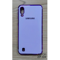 Накладка кольорова з окантовкою для Samsung A10/A105/M10/M105- фіолетовий