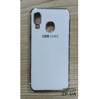 Накладка кольорова з окантовкою для Samsung A40/A405- білий Накладка кольорова з окантовкою для Samsung A40/A405- білий