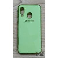 Накладка кольорова з окантовкою для Samsung A40/A405- зелений