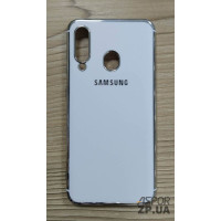 Накладка кольорова з окантовкою для Samsung A60/A605- білий Накладка кольорова з окантовкою для Samsung A60/A605- білий