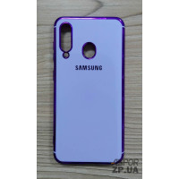 Накладка кольорова з окантовкою для Samsung A60/A605- фіолетовий Накладка кольорова з окантовкою для Samsung A60/A605- фіолетовий