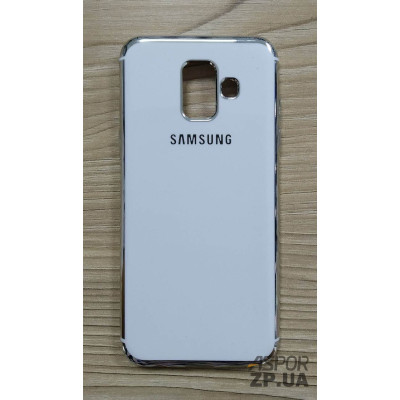Накладка кольорова з окантовкою для Samsung A6 2018/A600- білий Накладка кольорова з окантовкою для Samsung A6 2018/A600- білий