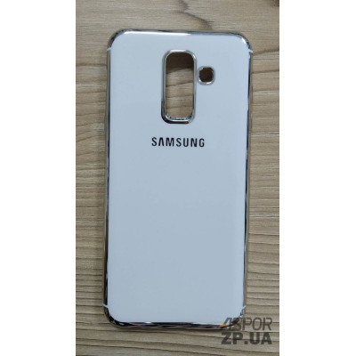 Накладка кольорова з окантовкою для Samsung A6 Plus/A605- білий Накладка кольорова з окантовкою для Samsung A6 Plus/A605- білий