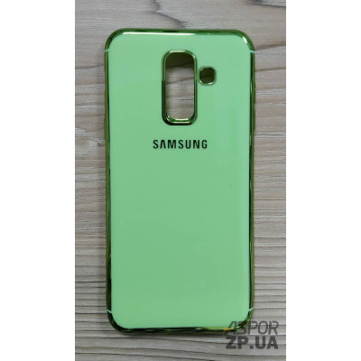Накладка кольорова з окантовкою для Samsung A6 Plus/A605- зелений Накладка кольорова з окантовкою для Samsung A6 Plus/A605- зелений