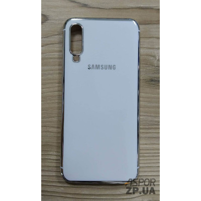 Накладка кольорова з окантовкою для Samsung A70/A705- білий Накладка кольорова з окантовкою для Samsung A70/A705- білий