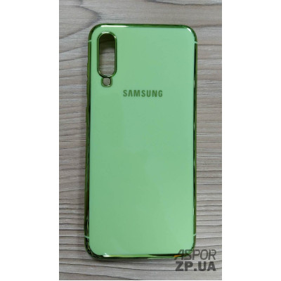 Накладка кольорова з окантовкою для Samsung A70/A705- зелений Накладка кольорова з окантовкою для Samsung A70/A705- зелений