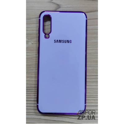 Накладка кольорова з окантовкою для Samsung A70/A705- фіолетовий Накладка кольорова з окантовкою для Samsung A70/A705- фіолетовий