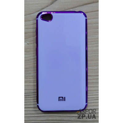 Накладка кольорова з окантовкою для Xiaomi Redmi Go- фіолетовий Накладка кольорова з окантовкою для Xiaomi Redmi Go- фіолетовий