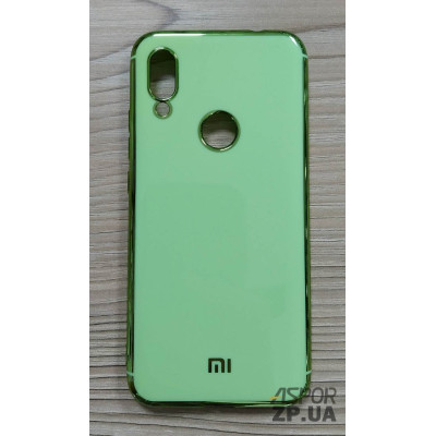 Накладка кольорова з окантовкою для Xiaomi Redmi 7- зелений Накладка кольорова з окантовкою для Xiaomi Redmi 7- зелений