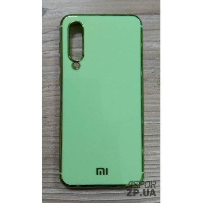 Накладка кольорова з окантовкою для Xiaomi Mi 9 SE- зелений Накладка кольорова з окантовкою для Xiaomi Mi 9 SE- зелений