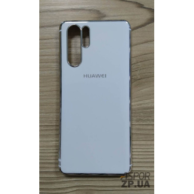 Накладка кольорова з окантовкою для Huawei P30 Pro- білий Накладка кольорова з окантовкою для Huawei P30 Pro- білий