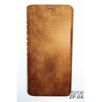 Чохол-книжка Leather Folio для Samsung A8 Plus/A730- коричневий Чохол-книжка Leather Folio для Samsung A8 Plus/A730- коричневий