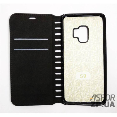 Чохол-книжка Leather Folio для Samsung S9- чорний