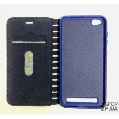 Чохол-книжка Leather Folio для Xiaomi Redmi 5A- синій