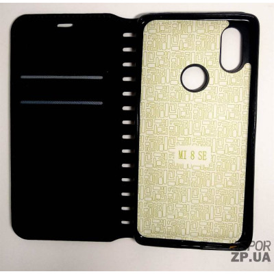 Чохол-книжка Leather Folio для Xiaomi Mi 8 SE- чорний