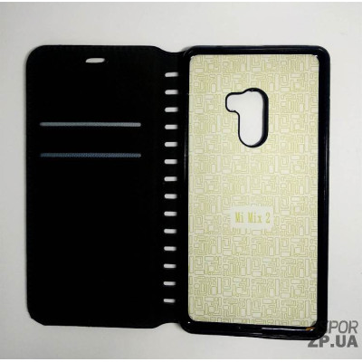 Чохол-книжка Leather Folio для Xiaomi Mi Mix 2- чорний