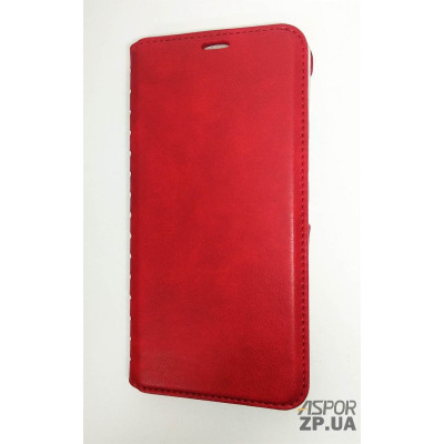 Чохол-книжка Leather Folio для Meizu Pro 7 Plus- червоний Чохол-книжка Leather Folio для Meizu Pro 7 Plus- червоний