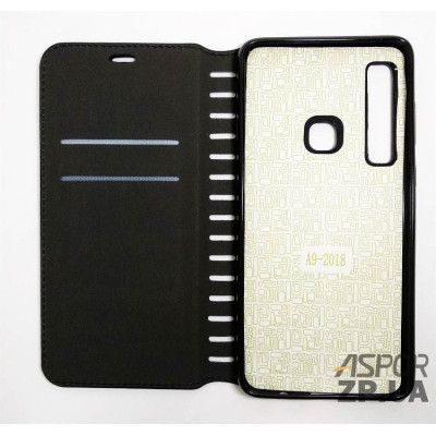 Чохол-книжка Leather Folio для Samsung A9 2018/A920- чорний