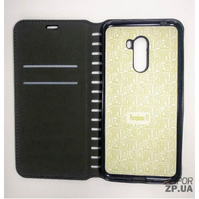 Чохол-книжка Leather Folio для Xiaomi Pocophone F1- чорний