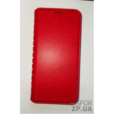 Чохол-книжка Leather Folio для Xiaomi Mi A3/CC9E- червоний Чохол-книжка Leather Folio для Xiaomi Mi A3/CC9E- червоний