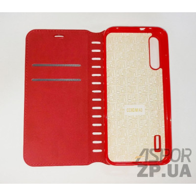Чохол-книжка Leather Folio для Xiaomi Mi A3/CC9E- червоний