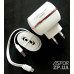 Мережевий зарядний пристрій Konfulon (C23 + S33A) 2в1 5V/2.4A + USB кабель Type-C- білий