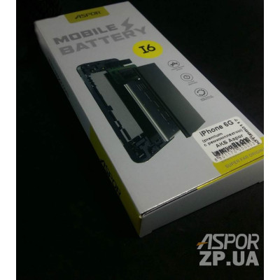 Акумулятор Aspor Premium для iPhone 6G (з ремкомплектом)