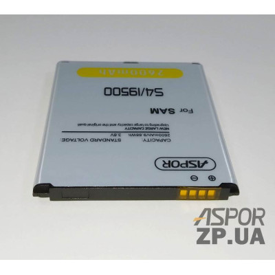Акумулятор Aspor Premium для Samsung S4 / i9500 (EB-B600BC, EB-485760LU) Акумулятор Aspor Premium для Samsung S4 / i9500 (EB-B600BC, EB-485760LU)