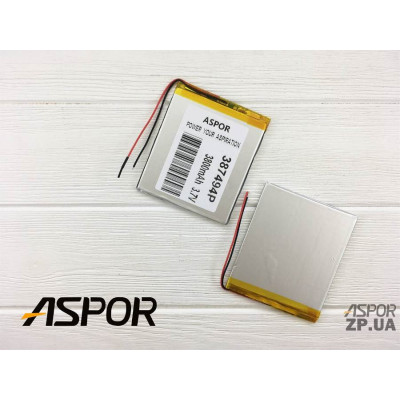 Акумулятор універсальний 4*74*94мм 3800 mAh Акумулятор універсальний 4*74*94мм 3800 mAh
