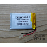 Акумулятор універсальний 3*34*50мм 900 mAh Акумулятор універсальний 3*34*50мм 900 mAh
