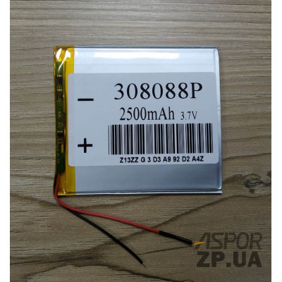 Акумулятор універсальний 3*80*88мм 2500 mAh Акумулятор універсальний 3*80*88мм 2500 mAh