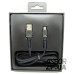 USB кабель Aspor A135 Micro Плоский Nylon 2.4A/1.2м- чорний