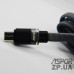 USB кабель Aspor A135 Micro Плоский Nylon 2.4A/1.2м- сірий