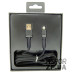 USB кабель Aspor A136 Lightning Плоский Nylon 2.4A/1.2м- чорний