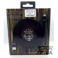 USB кабель Aspor A137 Type-C Плоский Nylon 2.4A/1.2м- чорний