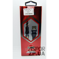 USB кабель Aspor A111 Micro 2.4A/1.2м- чорний USB кабель Aspor A111 Micro 2.4A/1.2м- чорний