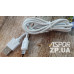 USB кабель Aspor A51 Original Cable Micro (2A/1.2м)- білий