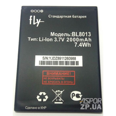 Акумулятор для Fly FS506 (BL8013) Акумулятор для Fly FS506 (BL8013)