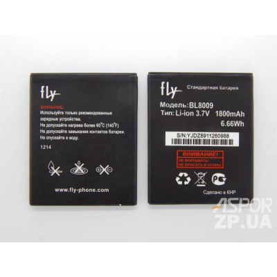 Акумулятор для Fly FS451 (BL8009) Акумулятор для Fly FS451 (BL8009)