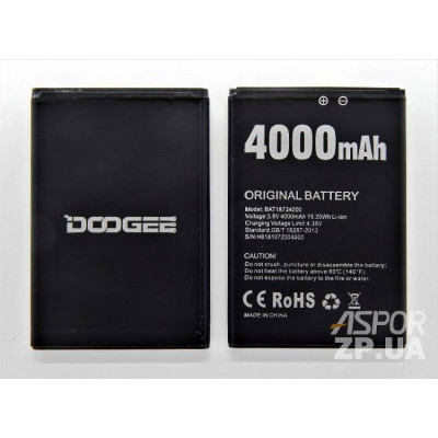 Акумулятор для Doogee X70 (BAT18724000) Акумулятор для Doogee X70 (BAT18724000)