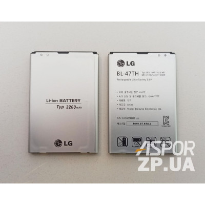 Акумулятор для LG F350L/F350S/F350K/D838/D837/D83/ (BL-47TH) Акумулятор для LG F350L/F350S/F350K/D838/D837/D83/ (BL-47TH)