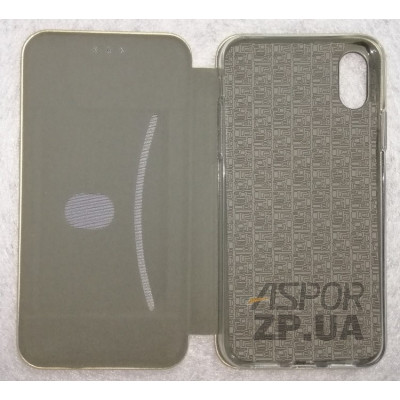 Чохол-книжка Aspor leather для iPhone X/XS- золотий