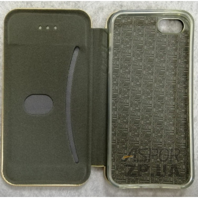 Чохол-книжка Aspor leather для iPhone 5- золотий